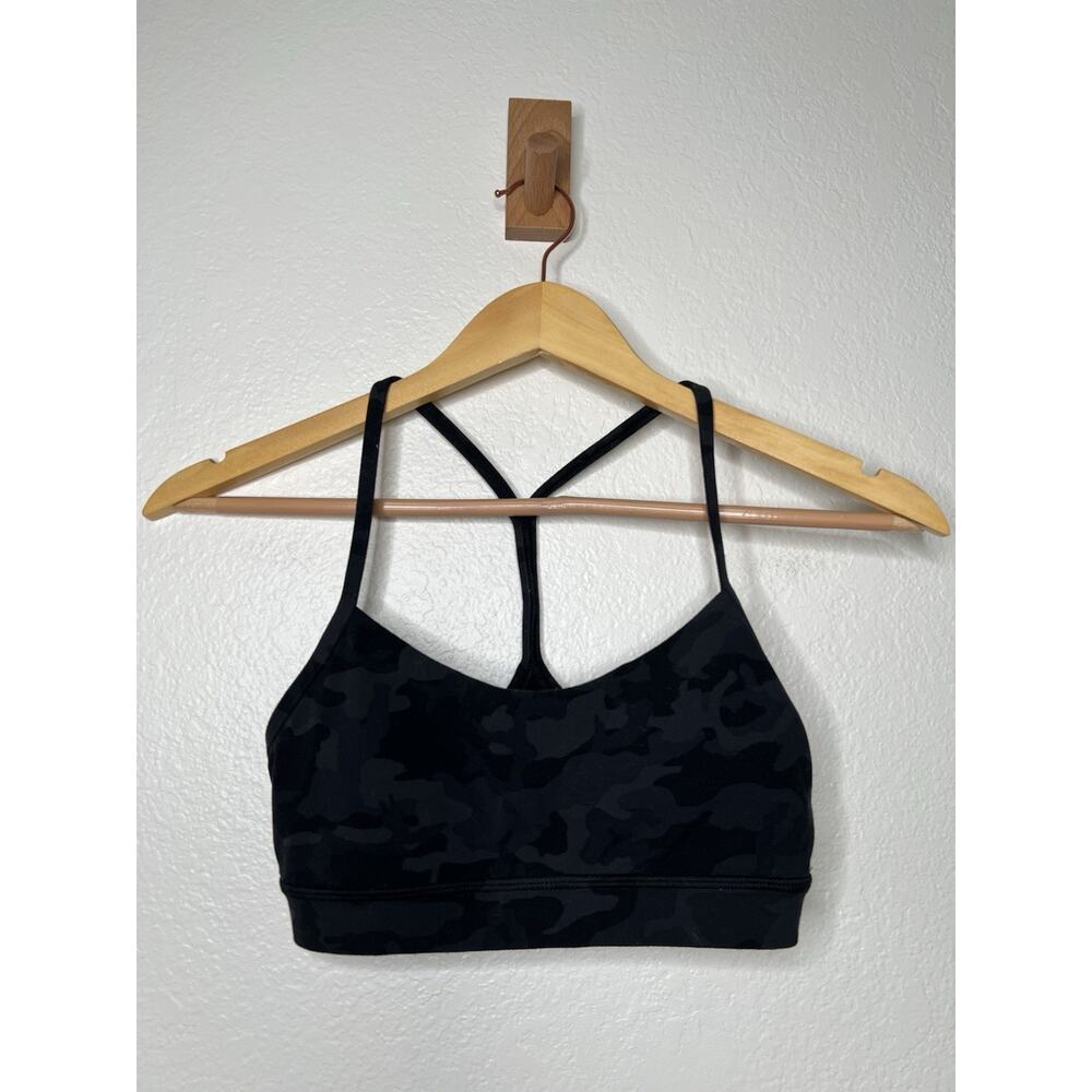 lululemon athletica Black Camo Sports Bra